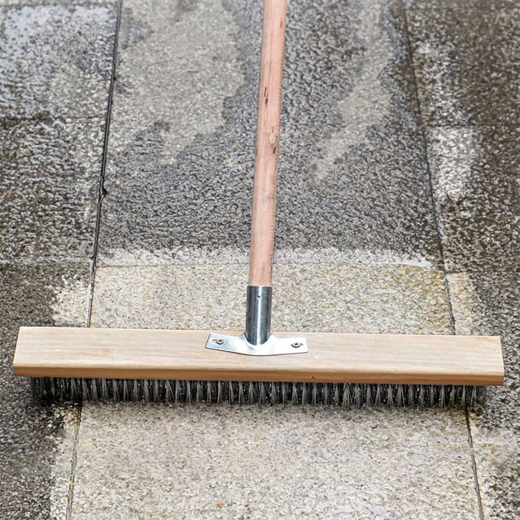 Long Handle Wire Brush – Heavy-Duty Rust, Paint & Grime Remover for Metal & Outdoor Surfaces