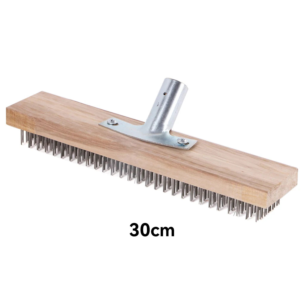 Long Handle Wire Brush – Heavy-Duty Rust, Paint & Grime Remover for Metal & Outdoor Surfaces