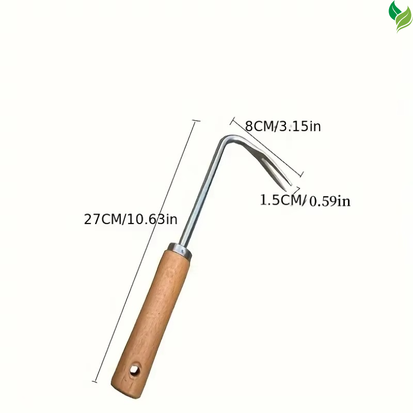 handheld garden weeder tool use