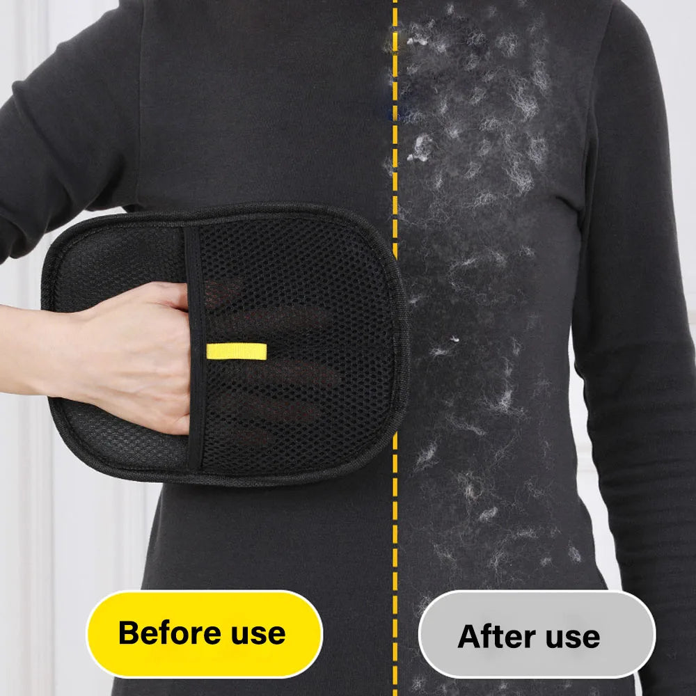 Pet Grooming Gloves Static Dedusting Brush Pet Hair Remover