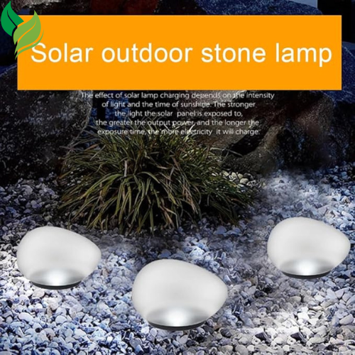 Solar Lights, Pebbles, Outdoor Waterproof Landscape Night Lights for Garden Paths, Stairs, Lawns, Patios, Yard Party Decorations