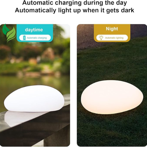 Solar Lights, Pebbles, Outdoor Waterproof Landscape Night Lights for Garden Paths, Stairs, Lawns, Patios, Yard Party Decorations