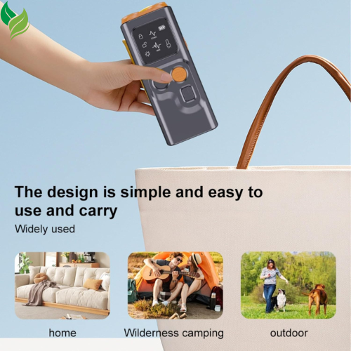 Ultrasonic Dog Bark Deterrent Device with LED Flashlight & Rechargeable Battery