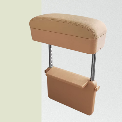 Universal Leather Car Armrest Box Front Seat Gap Organizer with Cup Holder Storage Interior Car Accessories