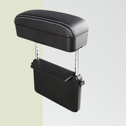 Universal Leather Car Armrest Box Front Seat Gap Organizer with Cup Holder Storage Interior Car Accessories