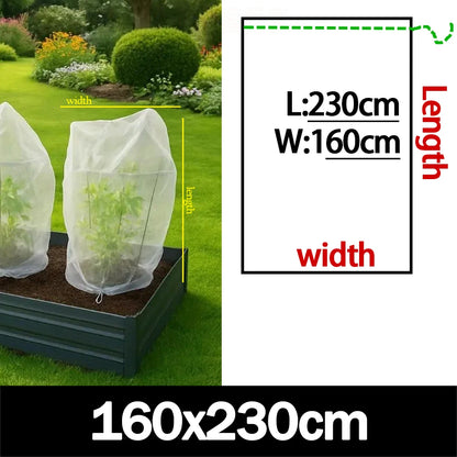 Nylon Plant Protection Netting Mesh Bag Cover for Fruit Vegetable Tree Strawberry Grapes Pest Control Anti-Bird Gardening Tools