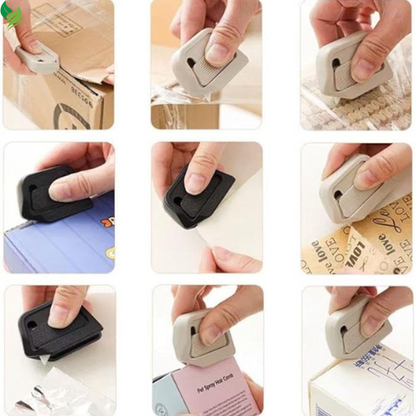 2-Pack Mini Magnetic Ceramic Box Cutter – Auto-Retract Utility Knives