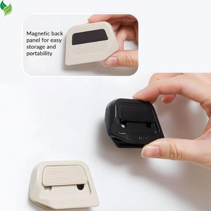 2-Pack Mini Magnetic Ceramic Box Cutter – Auto-Retract Utility Knives