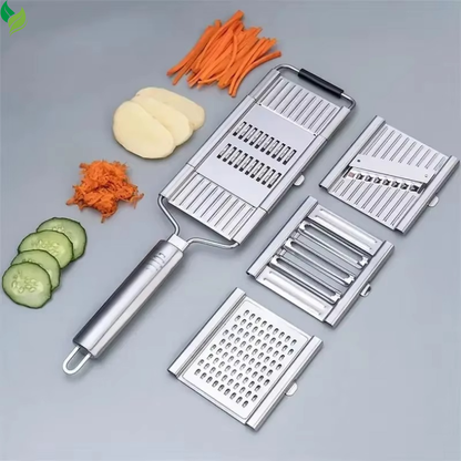 4-in-1 Vegetable Slicer – Stainless Steel Shredder & Cutter Multi-Purpose Kitchen Tool