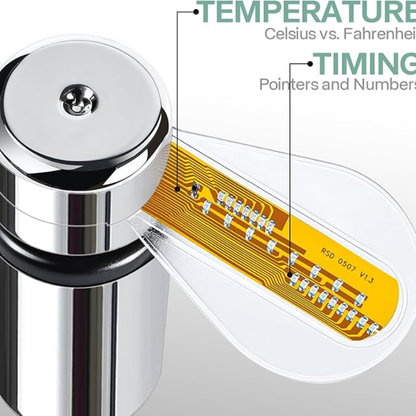 USB Clock Fan with Real Time Display, Mini Portable Flexible Cooling Fans with Led Light for Home Office