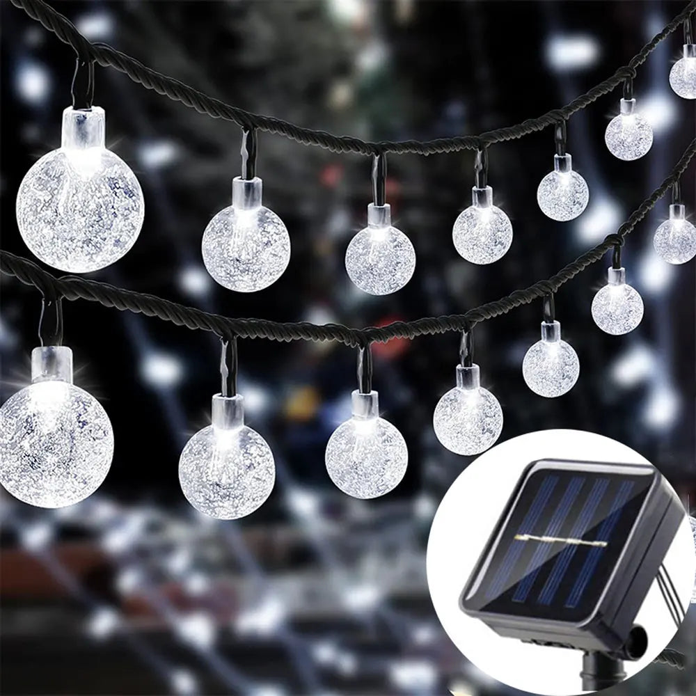 Fairy String Solar Lights – 5M 20LED Warm White Outdoor Garden Lights