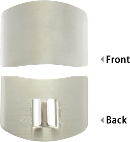 2 Packs Stainless Steel Finger Guards ,Cutting Knife Cutting Protector ,Kitchen Tool Guard Finger Protector