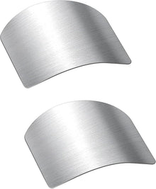 2 Packs Stainless Steel Finger Guards ,Cutting Knife Cutting Protector ,Kitchen Tool Guard Finger Protector