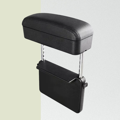 Universal Leather Car Armrest Box Front Seat Gap Organizer with Cup Holder Storage Interior Car Accessories