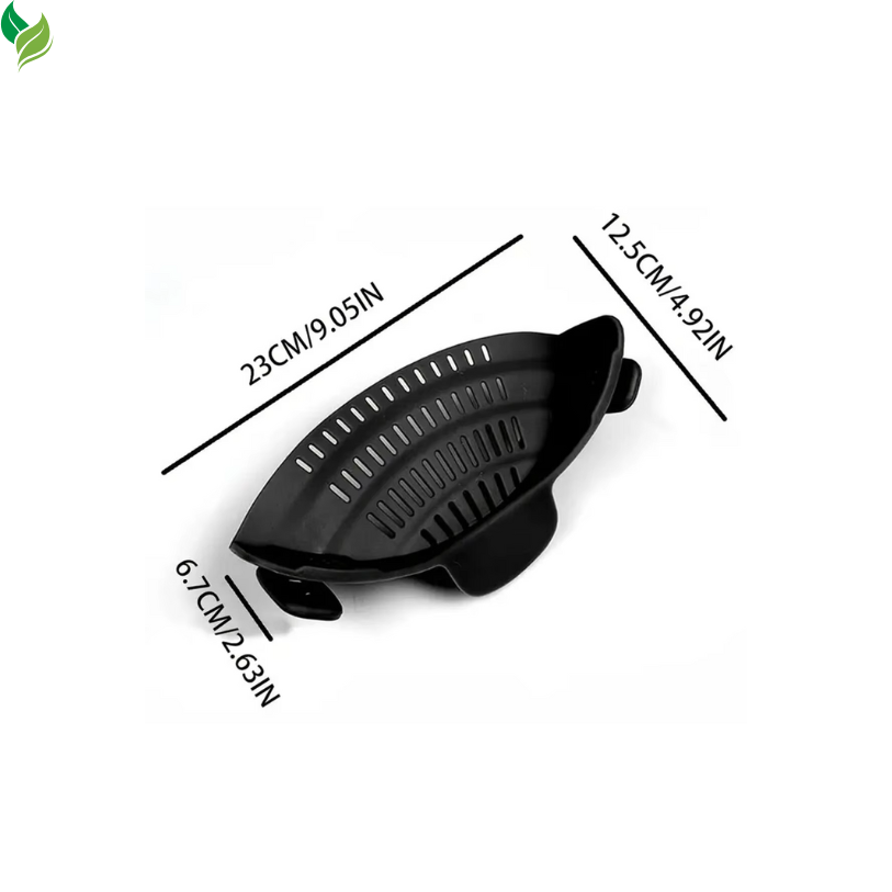 Adjustable Clip-On Pot Strainer – Kitchen Strainer for Pots, Pans & Bowls