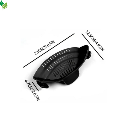 Adjustable Clip-On Pot Strainer – Kitchen Strainer for Pots, Pans & Bowls
