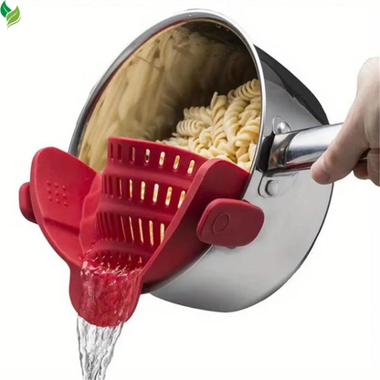 Adjustable Clip-On Pot Strainer – Kitchen Strainer for Pots, Pans & Bowls
