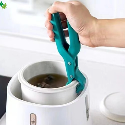 Anti-Scald Dish Plate Gripper Clip – Heat Resistant Tongs for Hot Plates & Bowls (1/2 PCS)