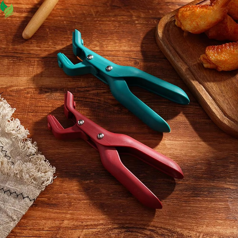 Anti-Scald Dish Plate Gripper Clip – Heat Resistant Tongs for Hot Plates & Bowls (1/2 PCS)