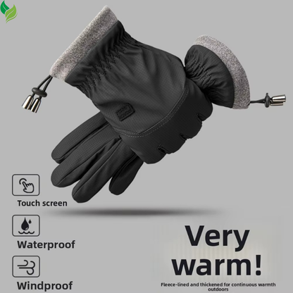 Autumn & Winter Unisex Warm Gloves – Windproof, Anti-Slip, Touchscreen Gloves for Electric Bike Riding