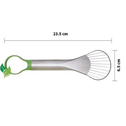 Avocado Slicer & Peeler – Stainless Steel Fruit Cutter Tool