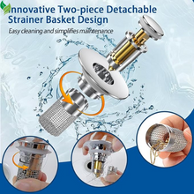 Bathroom Sink Drain Strainer, Pop-up Sink Drain Strainer