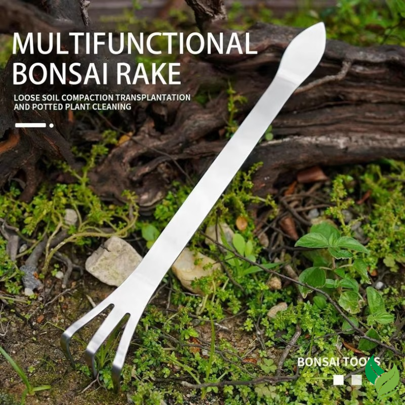 mini rake tool for bonsai soil aeration