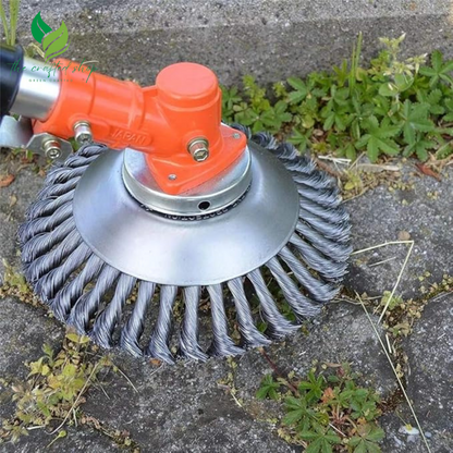 Boomway 150mm / 6 Inch Steel Wire Trimmer Head Round Steel Wire Brush