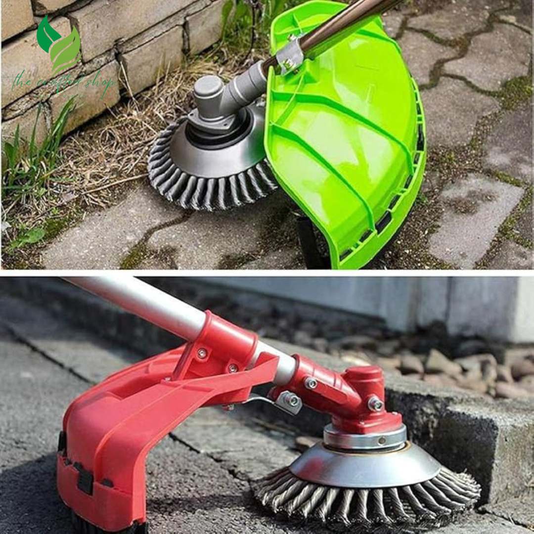 Boomway 150mm / 6 Inch Steel Wire Trimmer Head Round Steel Wire Brush