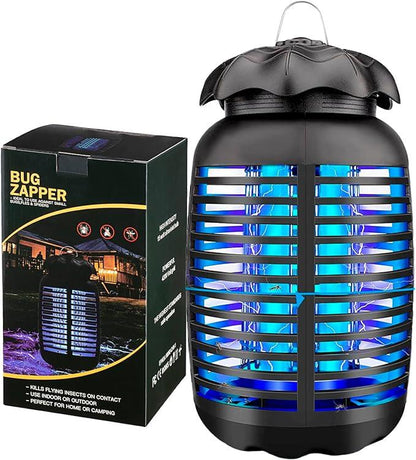 Bug Zapper Outdoor Electric Mosquito Zapper with 15W Bulb, 100-120V, Instant Killing Grid, Ideal for Indoor Use, Patio, Garden, Backyard, Home