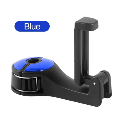Car Headrest Hook Phone Holder – 2-in-1 Hanger Mount