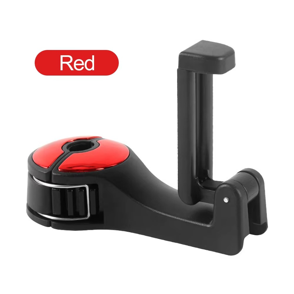 Car Headrest Hook Phone Holder – 2-in-1 Hanger Mount
