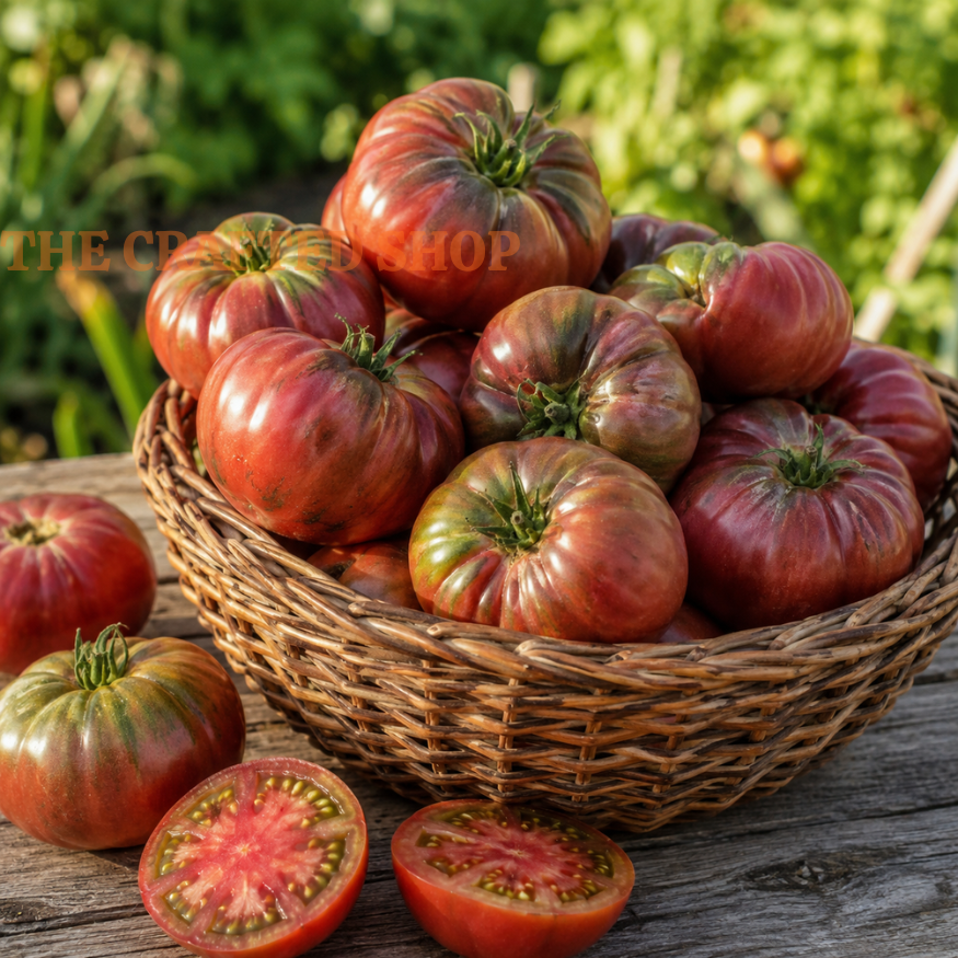 Cherokee Purple Tomato Seeds, 60 Count