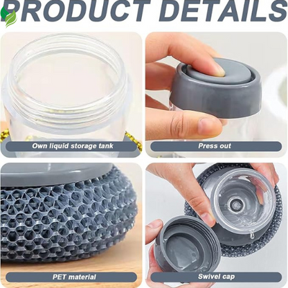 Dish Scrub Brush,  Effcient Palm Scrubber