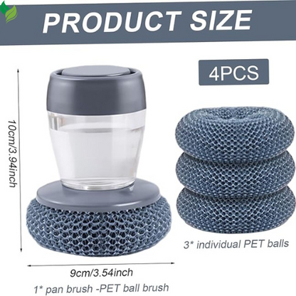 Dish Scrub Brush,  Effcient Palm Scrubber