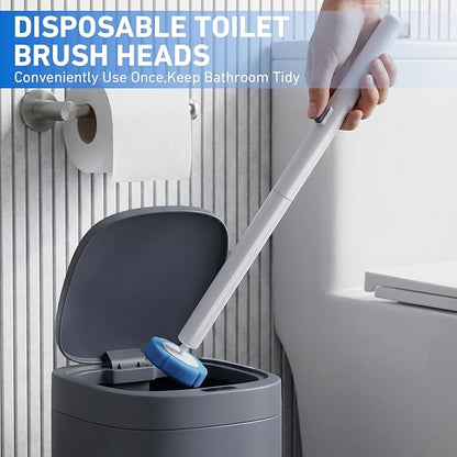 Disposable Toilet Brush with Refills – Deep Clean Wand