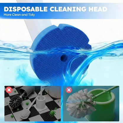 Disposable Toilet Brush with Refills – Deep Clean Wand