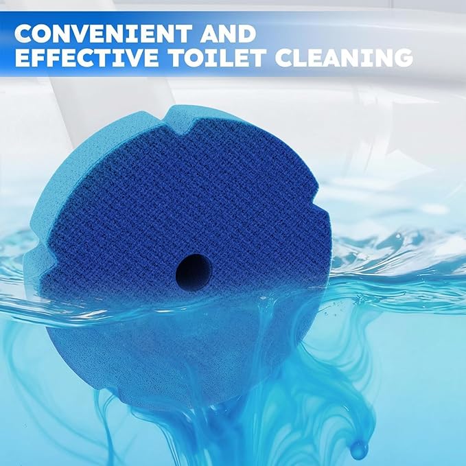 Disposable Toilet Brush with Refills – Deep Clean Wand