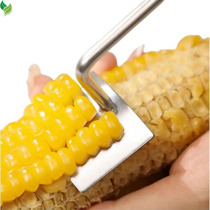 Easy Clean Corn Cob Peeler, 2025 New Corn Cob Stripper Stainless Steel Corn Shovel