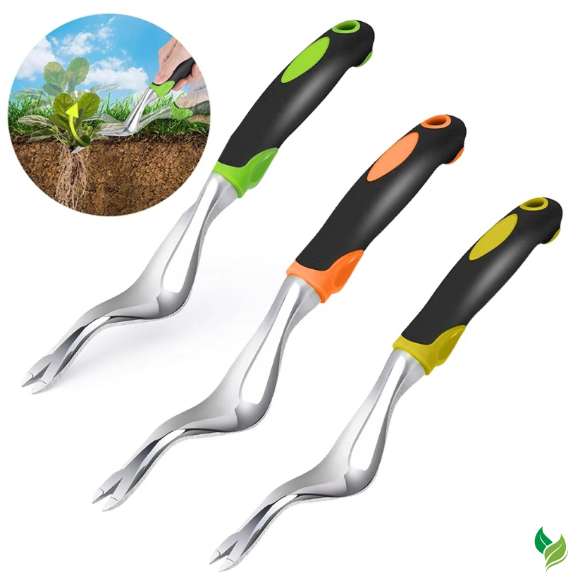 manual root weeder tool for plants