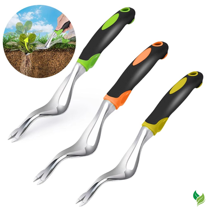 manual root weeder tool for plants