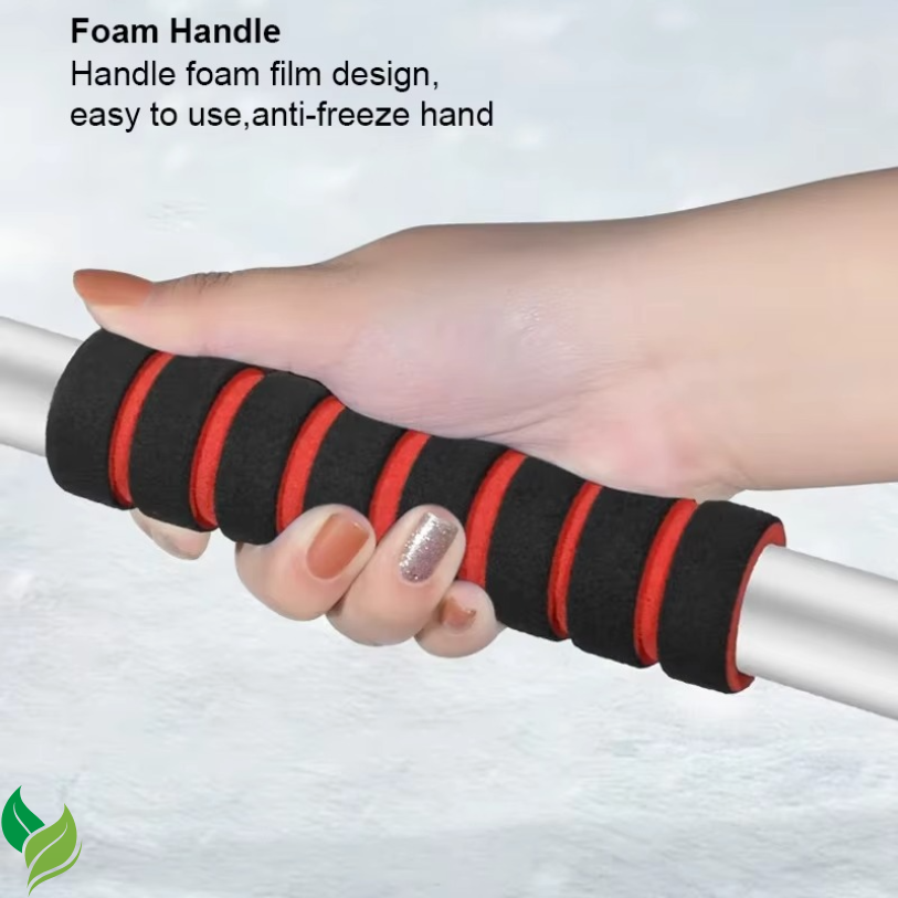 Extendable Car Snow Shovel & Ice Scraper – Detachable Windshield Snow Brush Winter