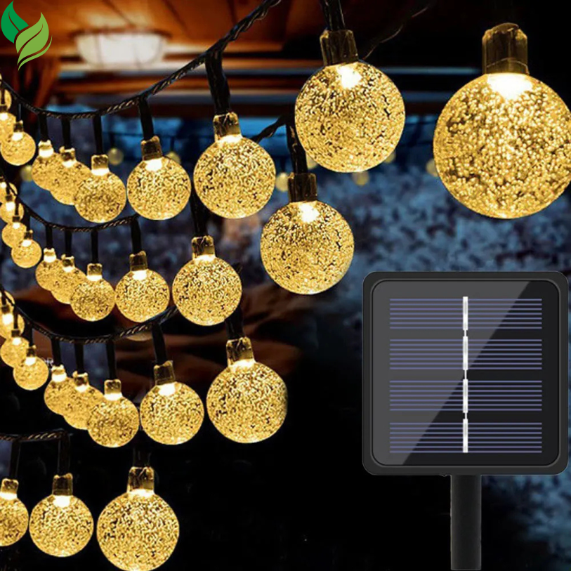 Fairy String Solar Lights – 5M 20LED Warm White Outdoor Garden Lights