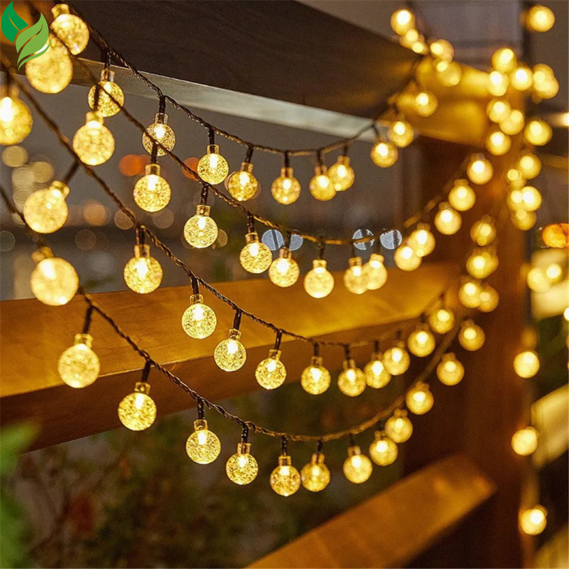 Fairy String Solar Lights – 5M 20LED Warm White Outdoor Garden Lights
