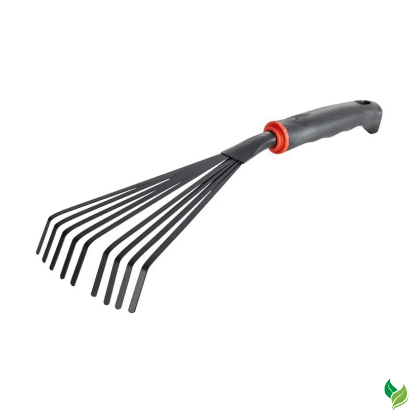 durable steel garden rake tool