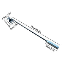 Garden Loose Soil Rake & Weeding Tool – Dual-Use Cultivator for Beds, Pots & Paths