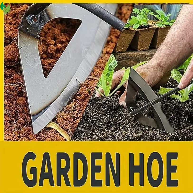 hand hoe weed removal gardening tool