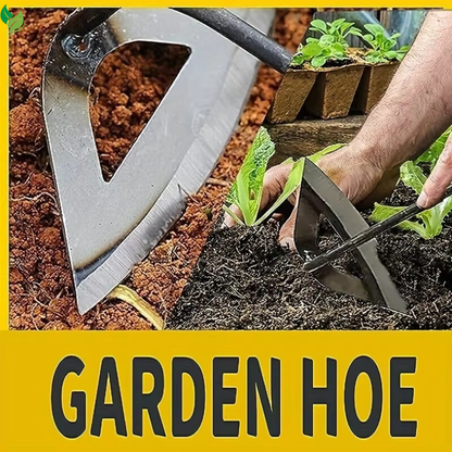 hand hoe weed removal gardening tool