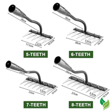steel weeding tool for soil loosening and cultivating