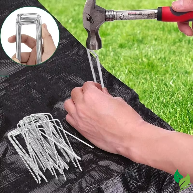 heavy duty garden staples U shaped ground pins